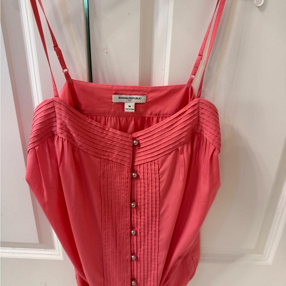 Banana Republic Pink Sleeveless Top